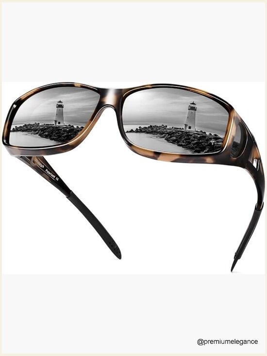 Polarized Fit Over Glasses Sunglasses Wraparound UV400 Protection Unisex main image 7
